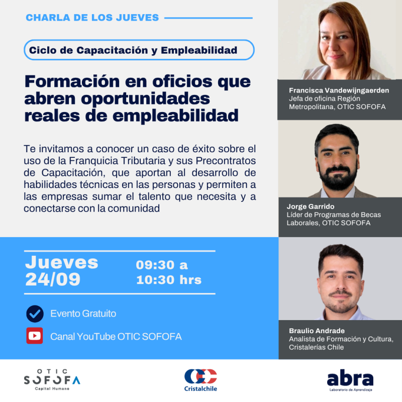 Formación en oficios que abren oportunidades reales de empleabilidad